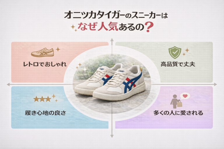 オニツカタイガーなぜ人気があるのか？アイキャッチ画像