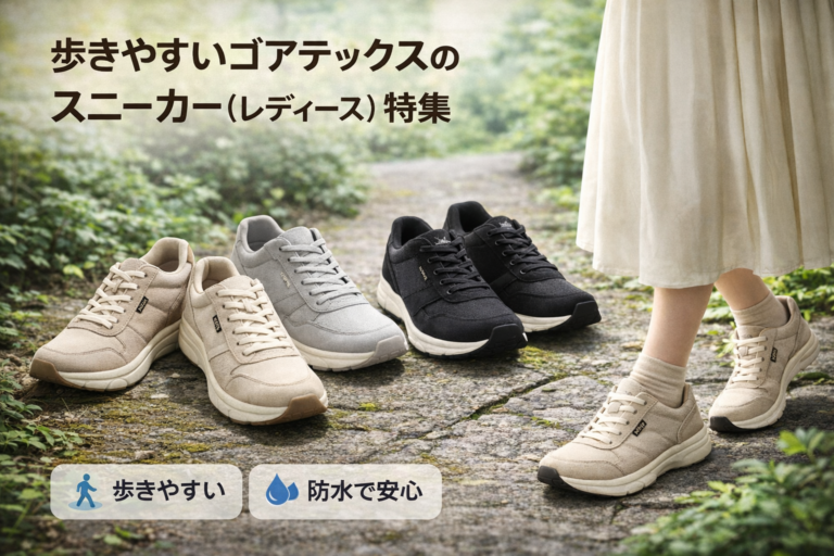 歩きやすいゴアテックススニーカー(レディース)のイメージ画像