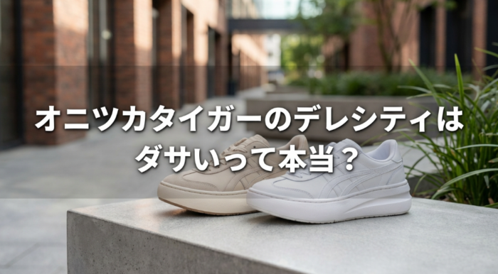 オニツカタイガー】デレシティはダサいって本当？隠された魅力を徹底