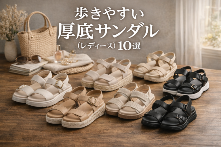 厚底サンダル(レディース)おすすめ